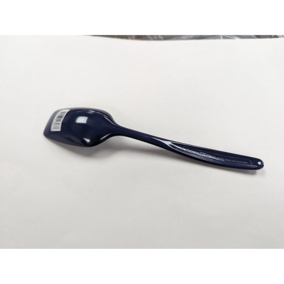 Hutzler Solid Serving Spoon Melamine 10" Navy Blue No 518 - Picture 2 of 4